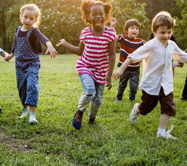 kids playing together