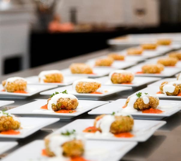 Plates of food